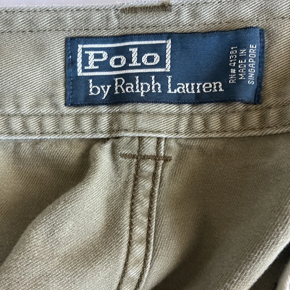 Vtg Y2K Polo Ralph Lauren Cargo Shorts Men's Size 38 10